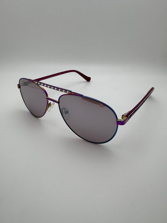 Betsey Johnson Sunglasses - Faux Real / Oil (Aviator)