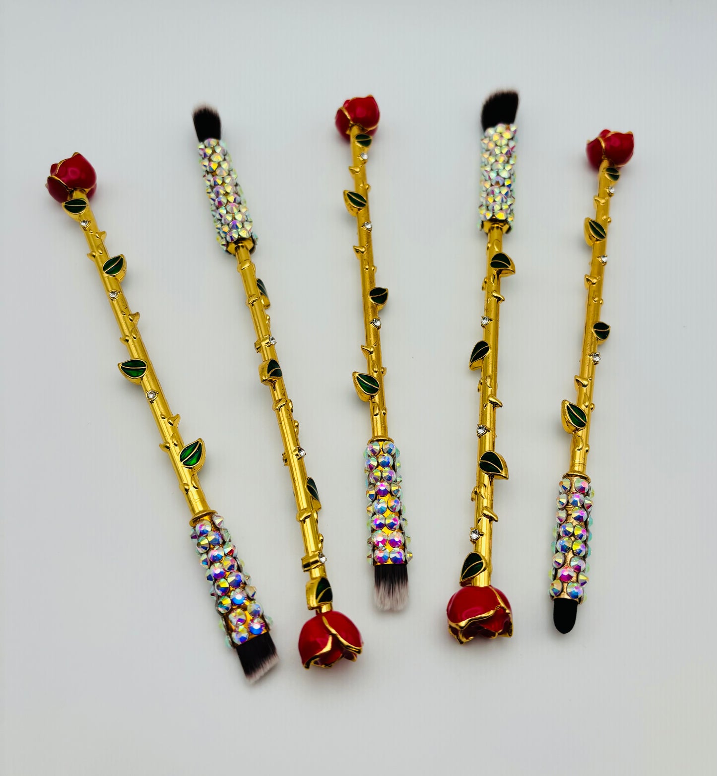 Rose Makeup Brush Set