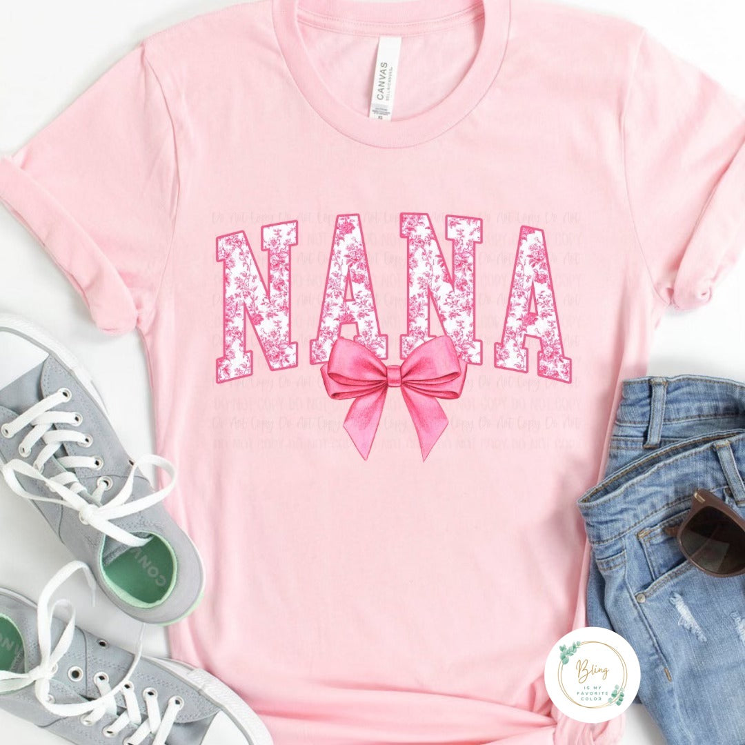 Nana Pink Bow