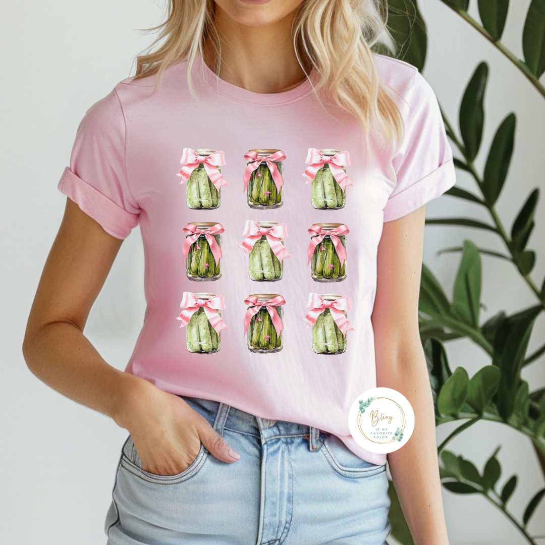 Pickles Pink Bow