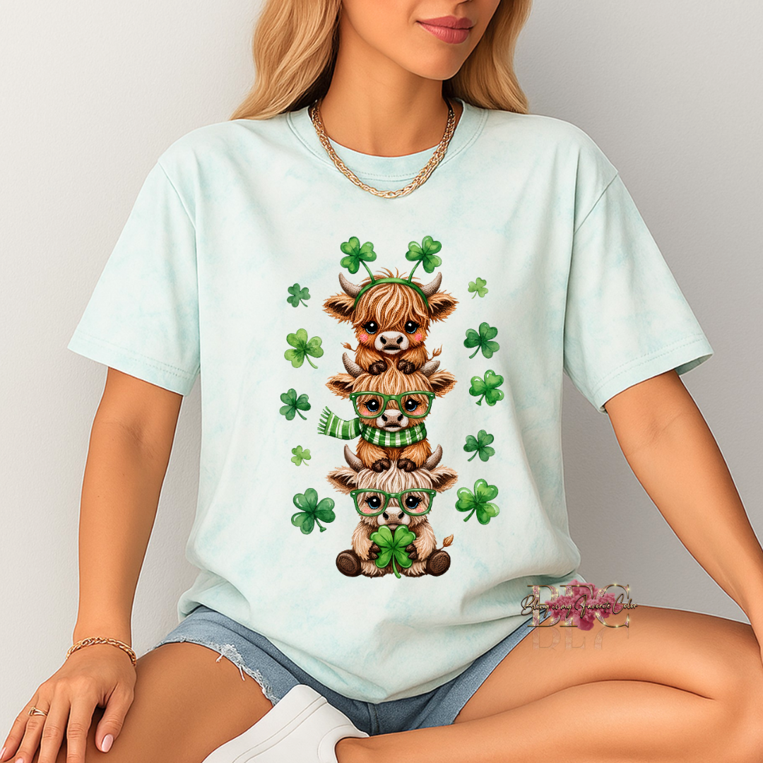 Highland Cow Clovers