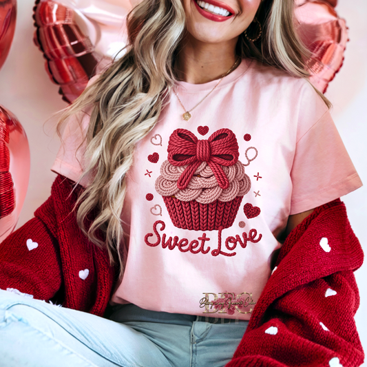 Sweet Love Cupcake Faux Yarn