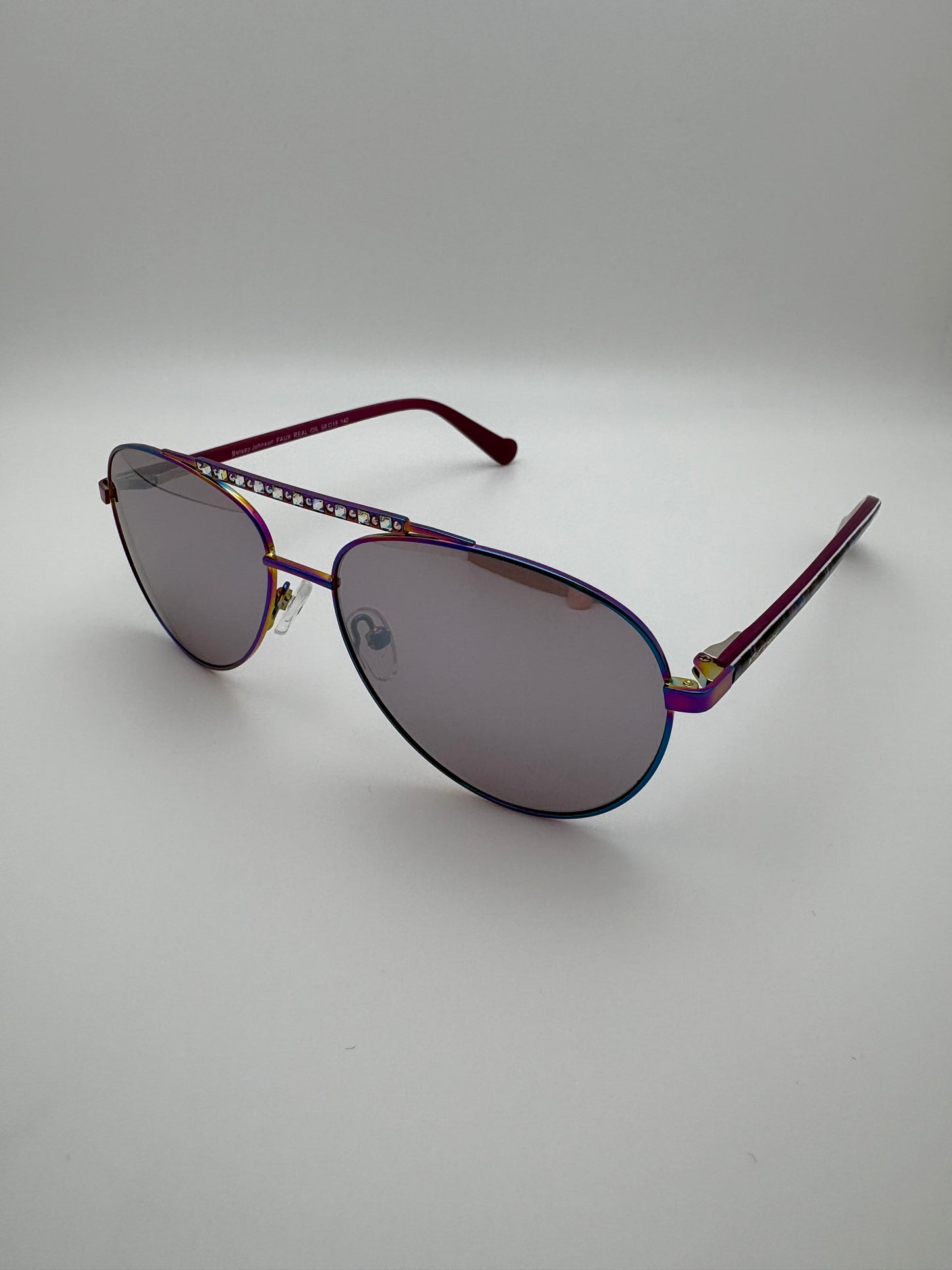 Betsey Johnson Sunglasses - Faux Real / Oil (Aviator)