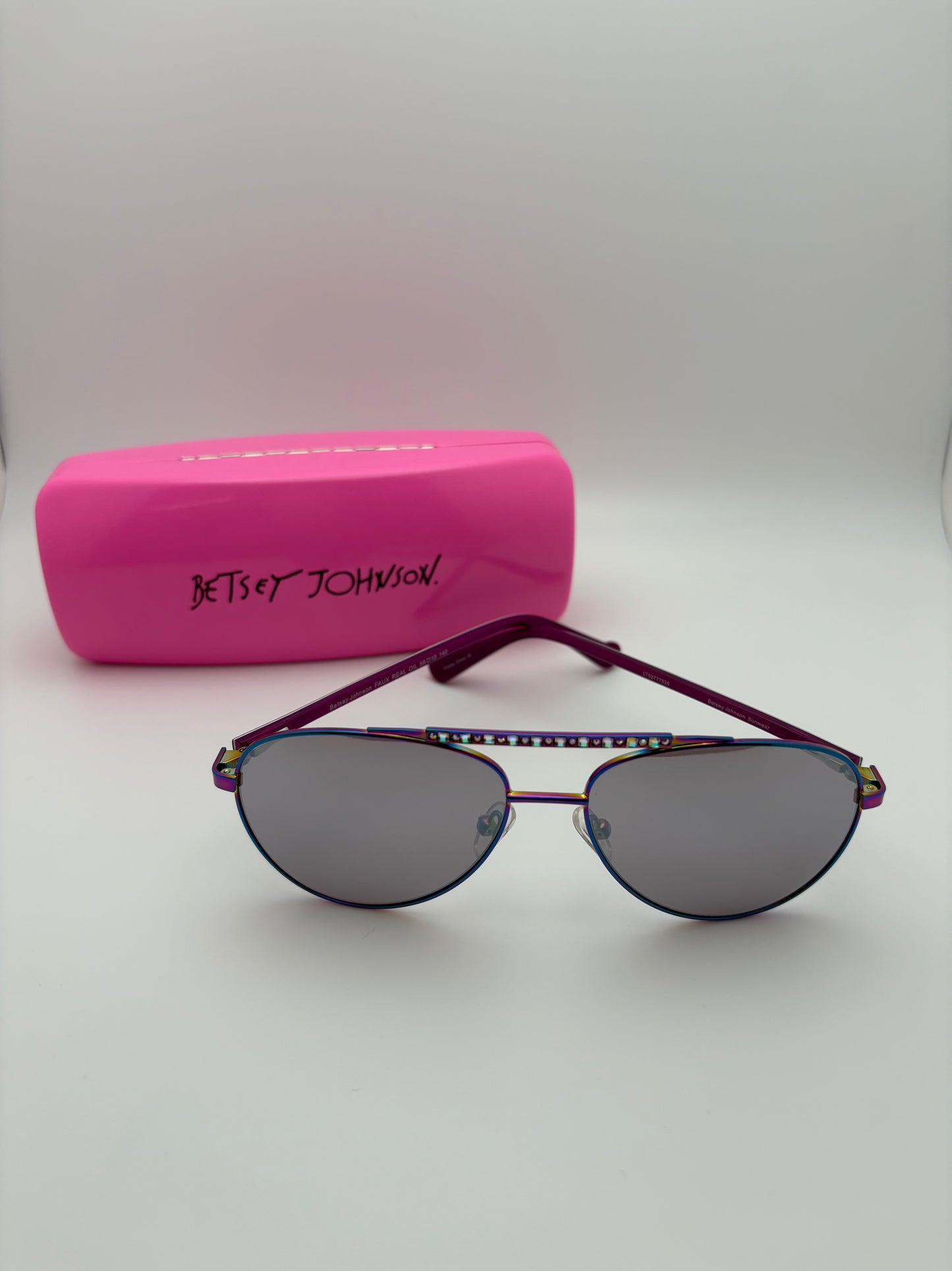 Betsey Johnson Sunglasses - Faux Real / Oil (Aviator)