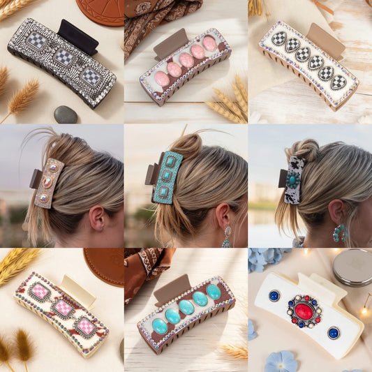 Bedazzled Hair Clip