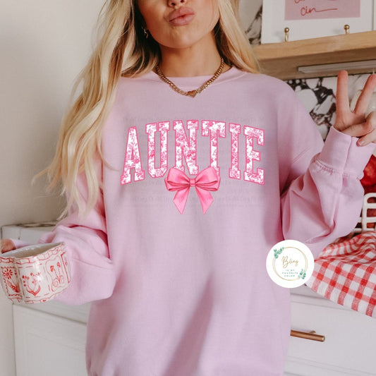 Auntie Pink Bow