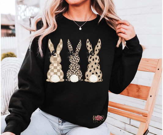 Bunny Checkered/Leopard/Spotted Brown