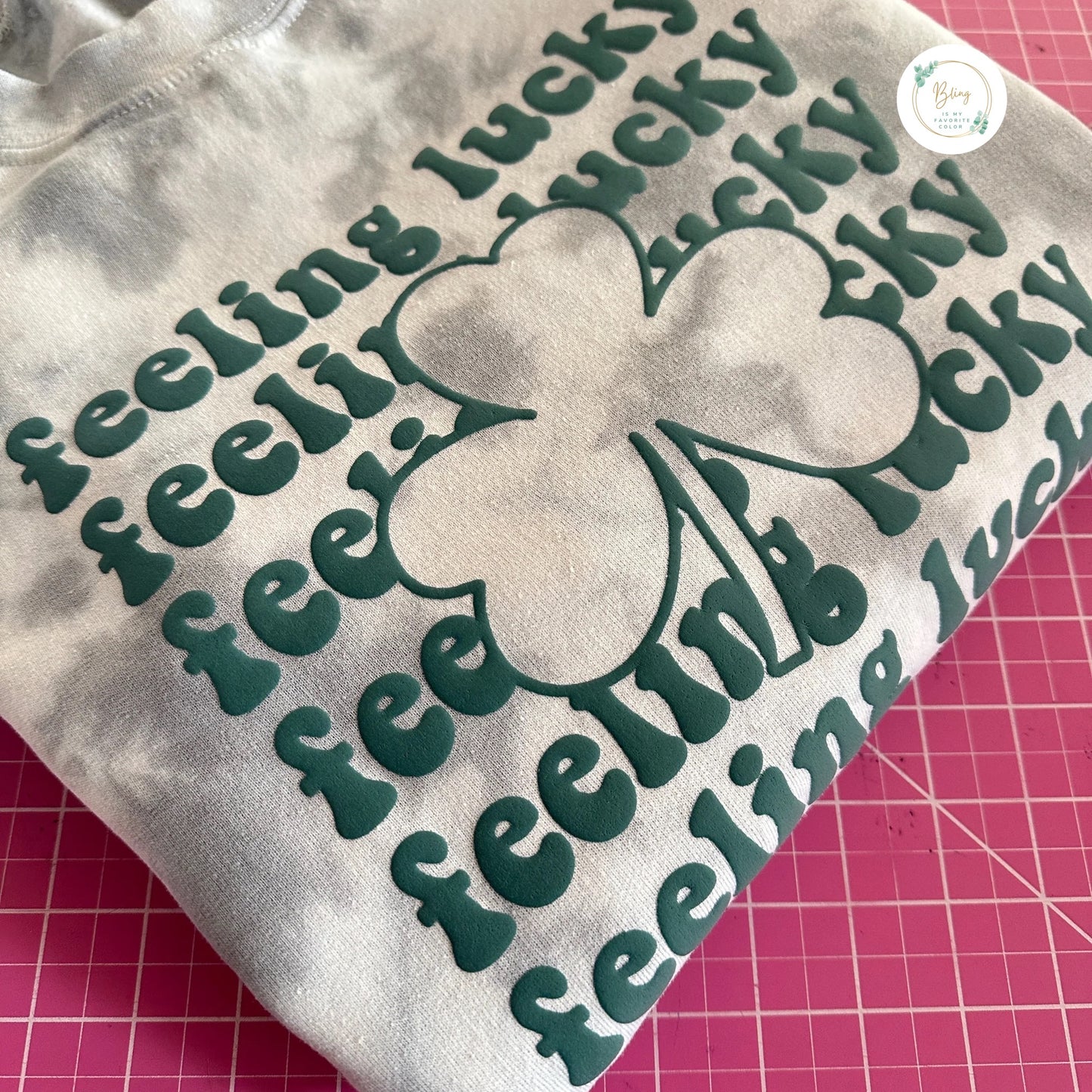 Feeling Lucky - Puff Print