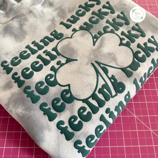 Feeling Lucky - Puff Print