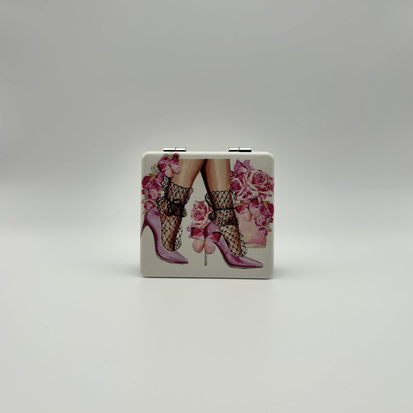 Compact Mirror - Pink High Heels
