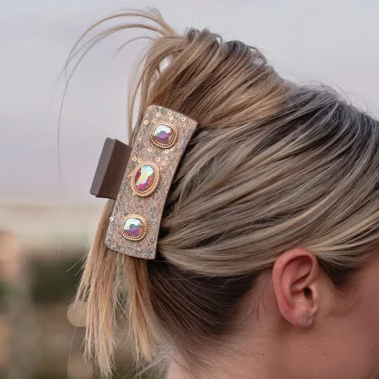 Bedazzled Hair Clip