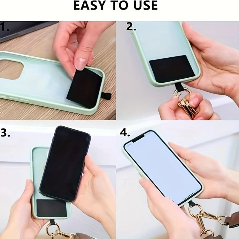 Trendy Crossbody Phone Strap with Wallet