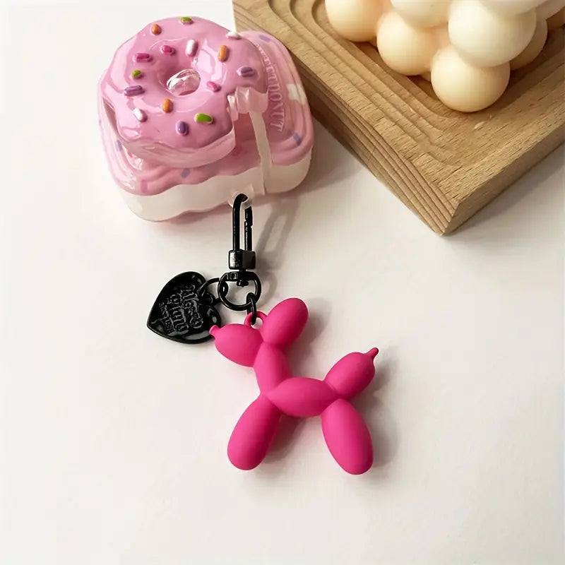 Balloon Dog Keychain Charm