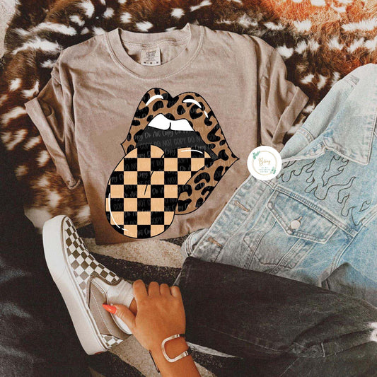 Leopard Lips / Checkered