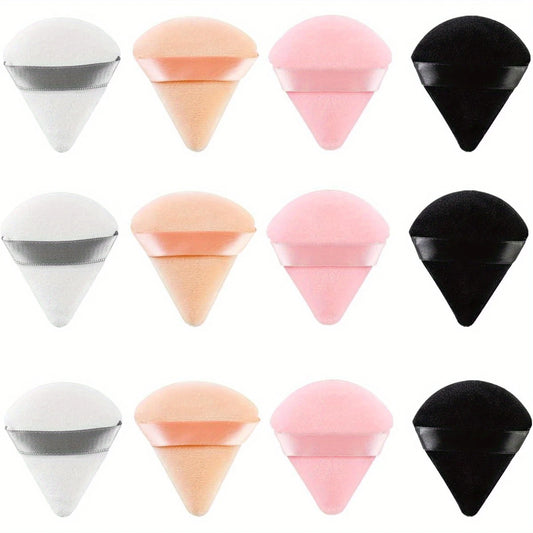12 Piece Triangle Powered Puff Set